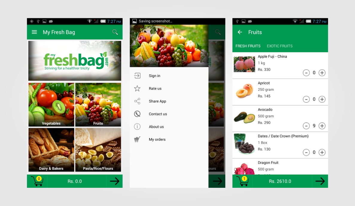 My Fresh Bag Native App