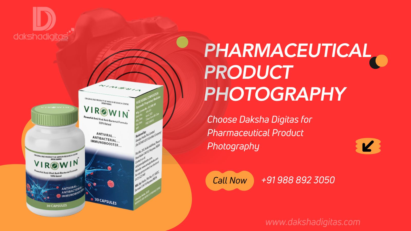 Pharmaceutical Product Photography by Daksha Digitas