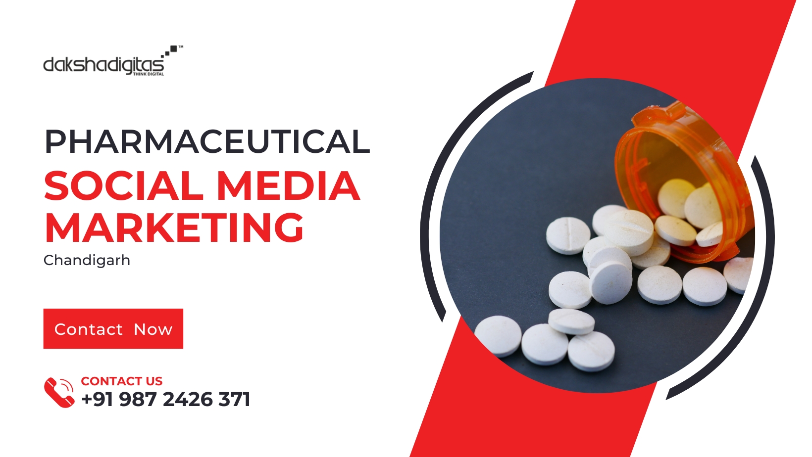 Pharmaceutical Social Media Marketing Chandigarh by Daksha Digitas